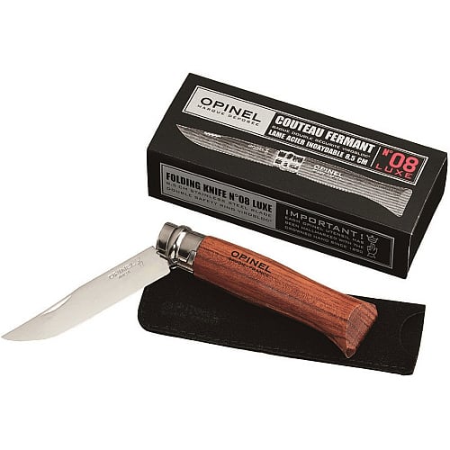 opinel zakmes no. 8 ligne luxe padouk