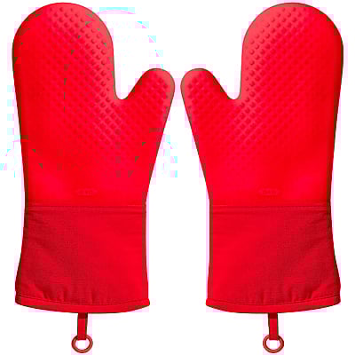 Oxo Siliconen Ovenwanten Rood (2 stuks)