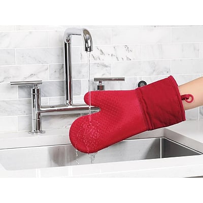 Oxo Silikon Ofenhandschuh Rot