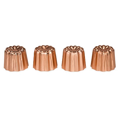 Patisse Mini Canalé molds 4 piece