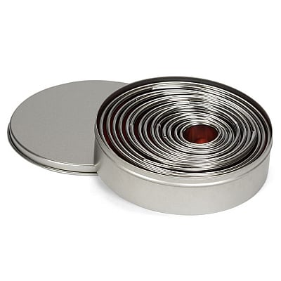 Patisse Poking Molds Round Stainless Steel