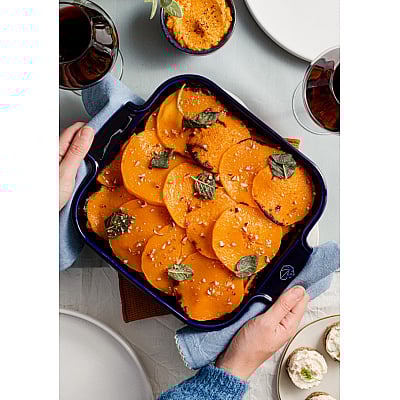Peugeot Appolia Oven Dish Square 28 cm Blue