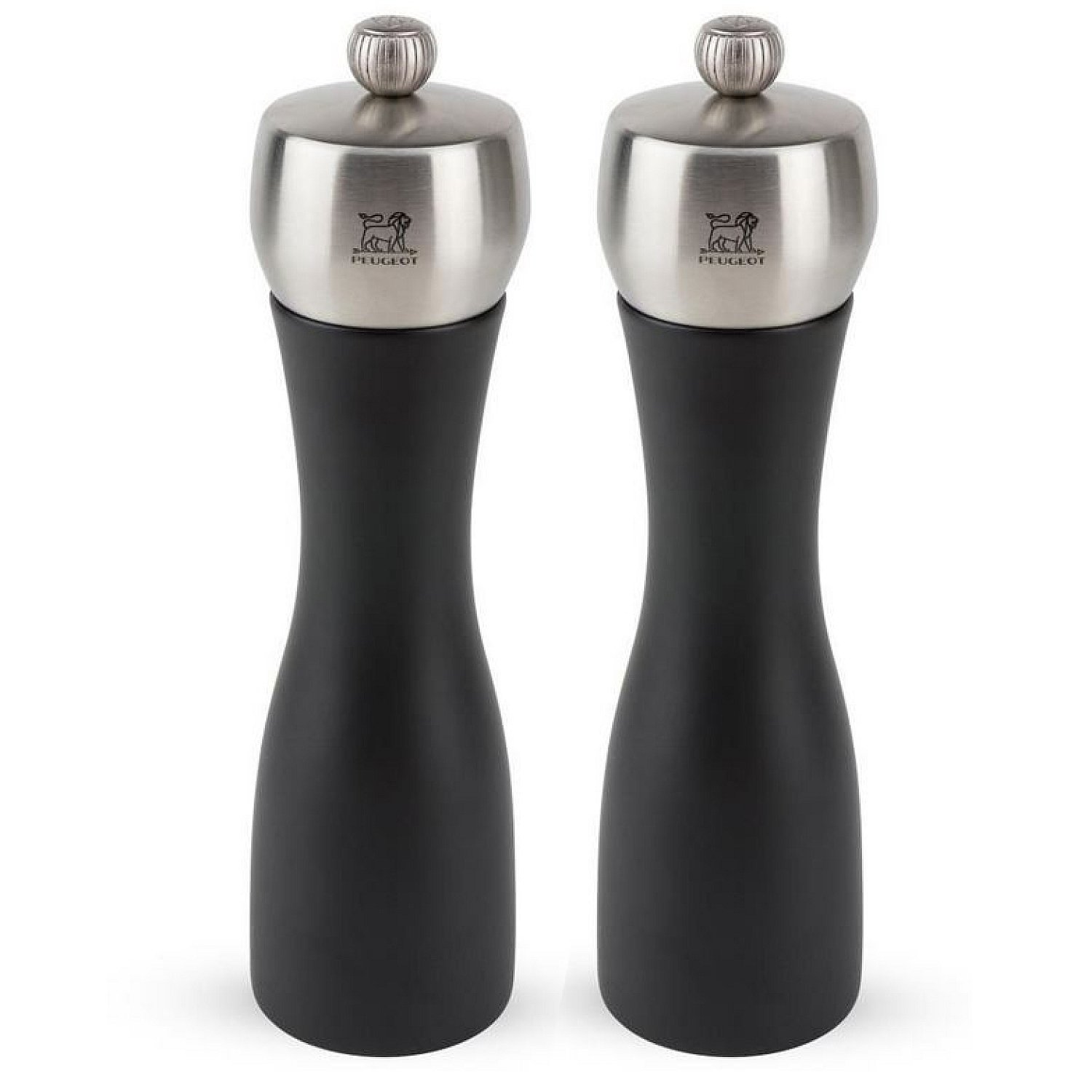 Peugeot Fidji Noir Zout en Pepermolen Set 20 cm Meesterslijpers.nl