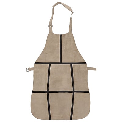 Dugros Lederschürze mit Tigerdruck Beige