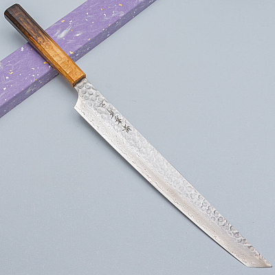 Sakai Takayuki 45 Damascus Genbu Sujihiki 30 cm