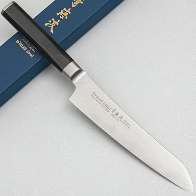 Sakai Takayuki Grand Chef Seigaiha Damascus Petty 15 cm