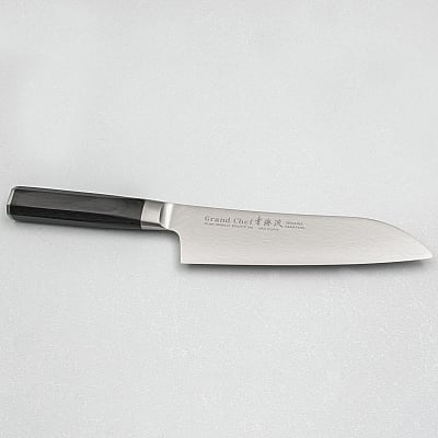 Sakai Takayuki Grand Chef Seigaiha Damascus Santoku 18 cm