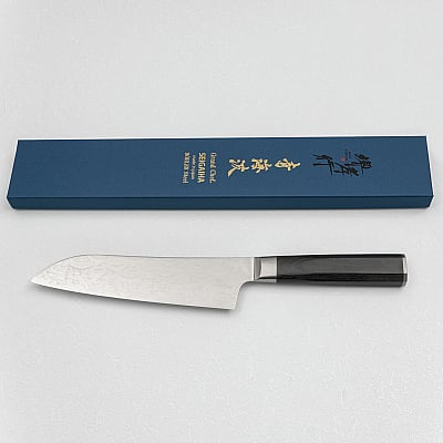 Sakai Takayuki Grand Chef Seigaiha Damascus Santoku 18 cm