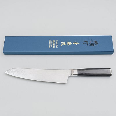 Sakai Takayuki Grand Chef Seigaiha Damascus Gyuto 21 cm