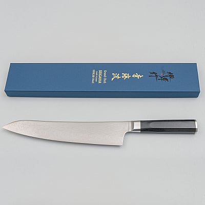 Sakai Takayuki Grand Chef Seigaiha Damascus Gyuto 24 cm