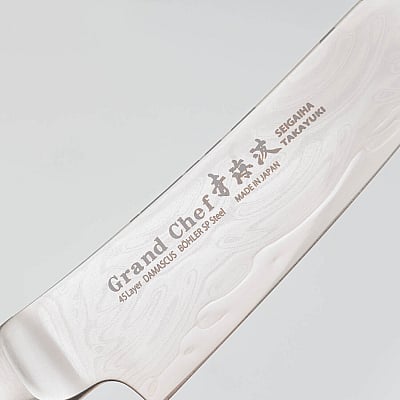 Sakai Takayuki Grand Chef Seigaiha Damascus Ktip Petty 8 cm