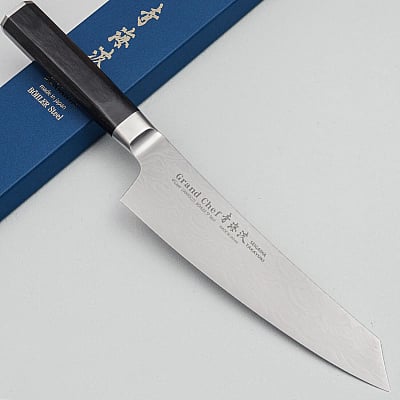 Sakai Takayuki Grand Chef Seigaiha Damascus Kengata 19 cm