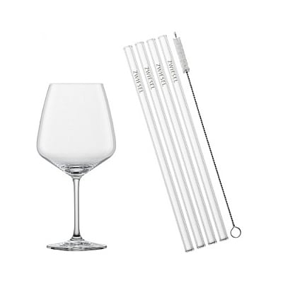 Schott Zwiesel After Work Drinks Set 4 Glazen + 4 Rietjes 