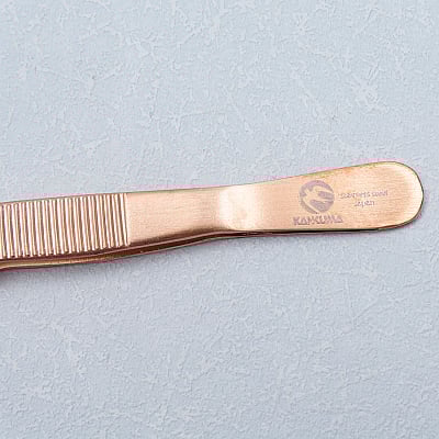 Kankuma Japan Gourmet Tweezers Rose Gold 19 cm