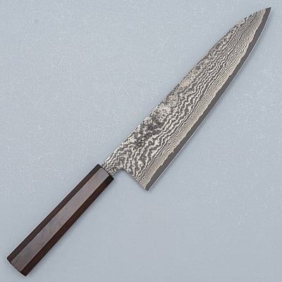 Shigeki Tanaka SG2 Damascus Ebony Gyuto 24 cm