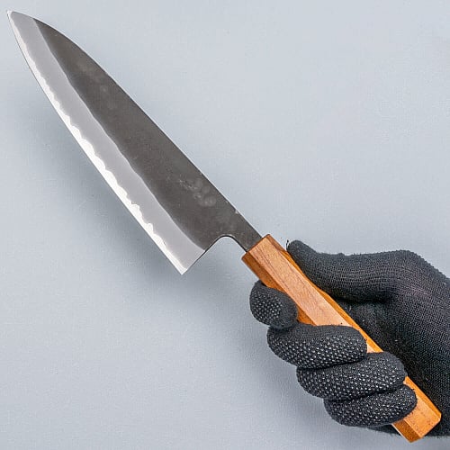 Shiro Kamo Aogami Super Kurouchi Gyuto 21 cm