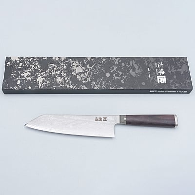 Shizu Miyako Damast Bunka 19 cm