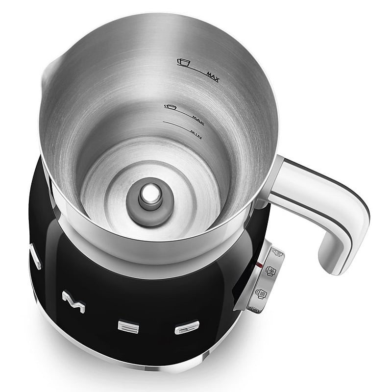 SMEG Milk Frother MFF01BLEU Black Knivesworld.eu