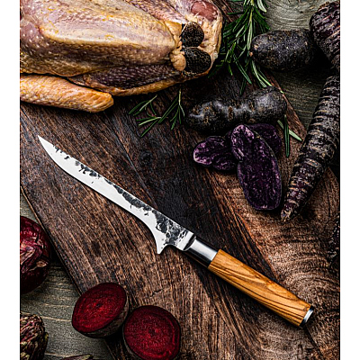 Olive Forged Ausbeinmesser 16 cm