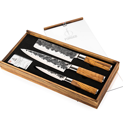 Olive Forged Messenset 3 delig