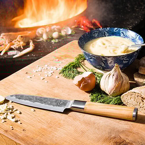 Olive Forged Santoku 14 cm