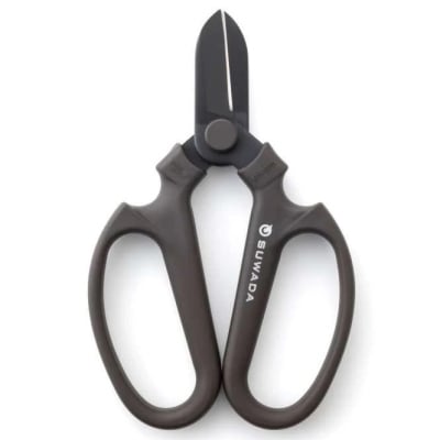 Suwada Japanse Tuinschaar Zwart Gecoat 18 cm