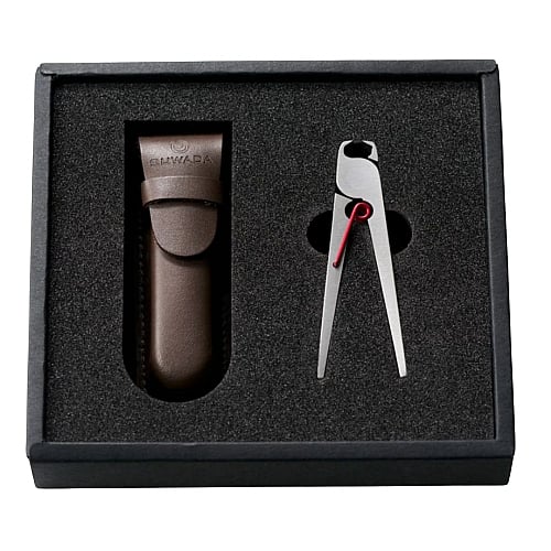 Suwada Japanese Nail Clippers Petit Red + Case Gift Set