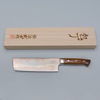 Takeshi Saji Rainbow Aogami Ironwood Nakiri