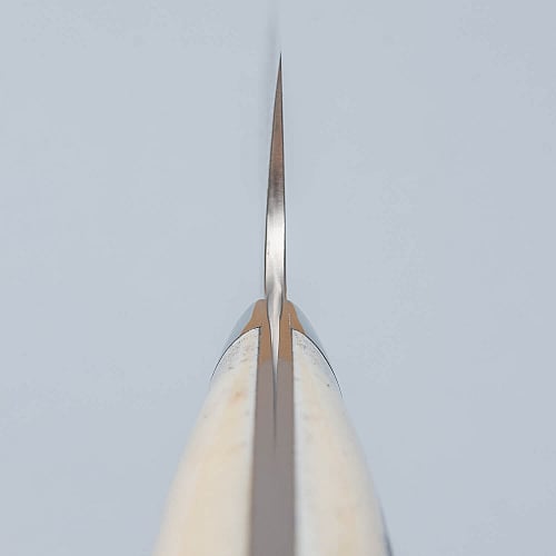 Takeshi Saji SG2 Diamond Damast Staghorn Gyuto 24 cm