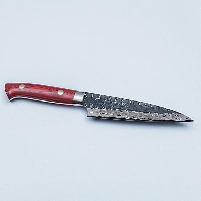 Takeshi Saji VG10 Cross Tsuchime Kurouchi Petty 13 cm