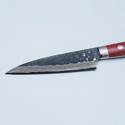 Takeshi Saji VG10 Cross Tsuchime Kurouchi Petty 13 cm