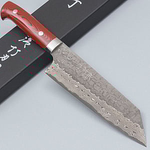 Takeshi Saji VG10 Cross Tsuchime Kurouchi Bunka 17 cm