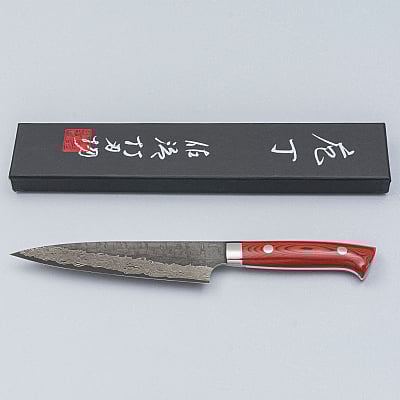 Takeshi Saji VG10 Cross Tsuchime Kurouchi Petty 15 cm