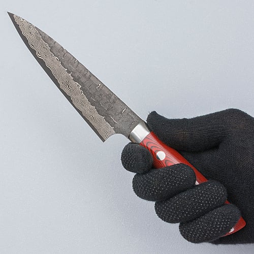 Takeshi Saji VG10 Cross Tsuchime Kurouchi Petty 15 cm