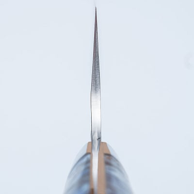 Takeshi Saji VG10 Cross Tsuchime Kurouchi Pinecone Gyuto 24 cm