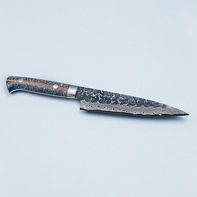 Takeshi Saji VG10 Cross Tsuchime Kurouchi Pinecone Petty 15 cm