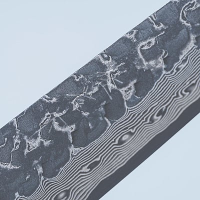 Takeshi Saji VG10 Cross Tsuchime Kurouchi Pinecone Petty 15 cm