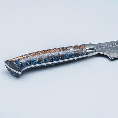 Takeshi Saji VG10 Cross Tsuchime Kurouchi Pinecone Petty 15 cm