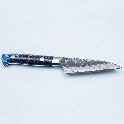 Takeshi Saji VG10 Cross Tsuchime Kurouchi Pinecone Petty 9 cm