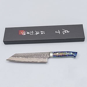 Takeshi Saji VG10 Cross Tsuchime Kurouchi Pinecone Nakiri 17 cm