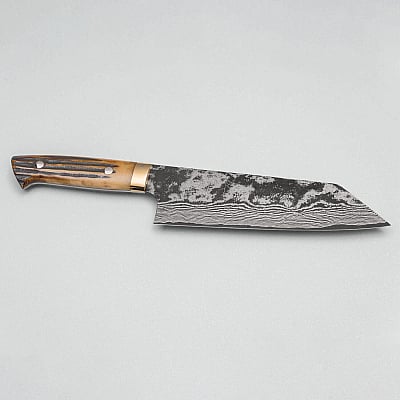 Takeshi Saji VG10 Nickel Damast Staghorn Bunka 17 cm