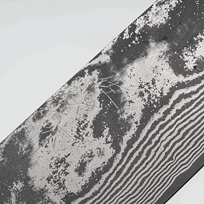 Takeshi Saji VG10 Nickel Damast Staghorn Bunka 17 cm