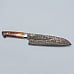 Takeshi Saji VG10 Rainbow Etched Cowhorn Santoku 16.5 cm