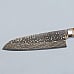 Takeshi Saji VG10 Rainbow Etched Cowhorn Santoku 16.5 cm