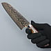 Takeshi Saji VG10 Rainbow Etched Cowhorn Santoku 16.5 cm