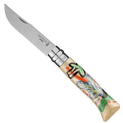 Opinel Zakmes no. 8 Roestvrij Limited Edition Nature Perrine Honoré