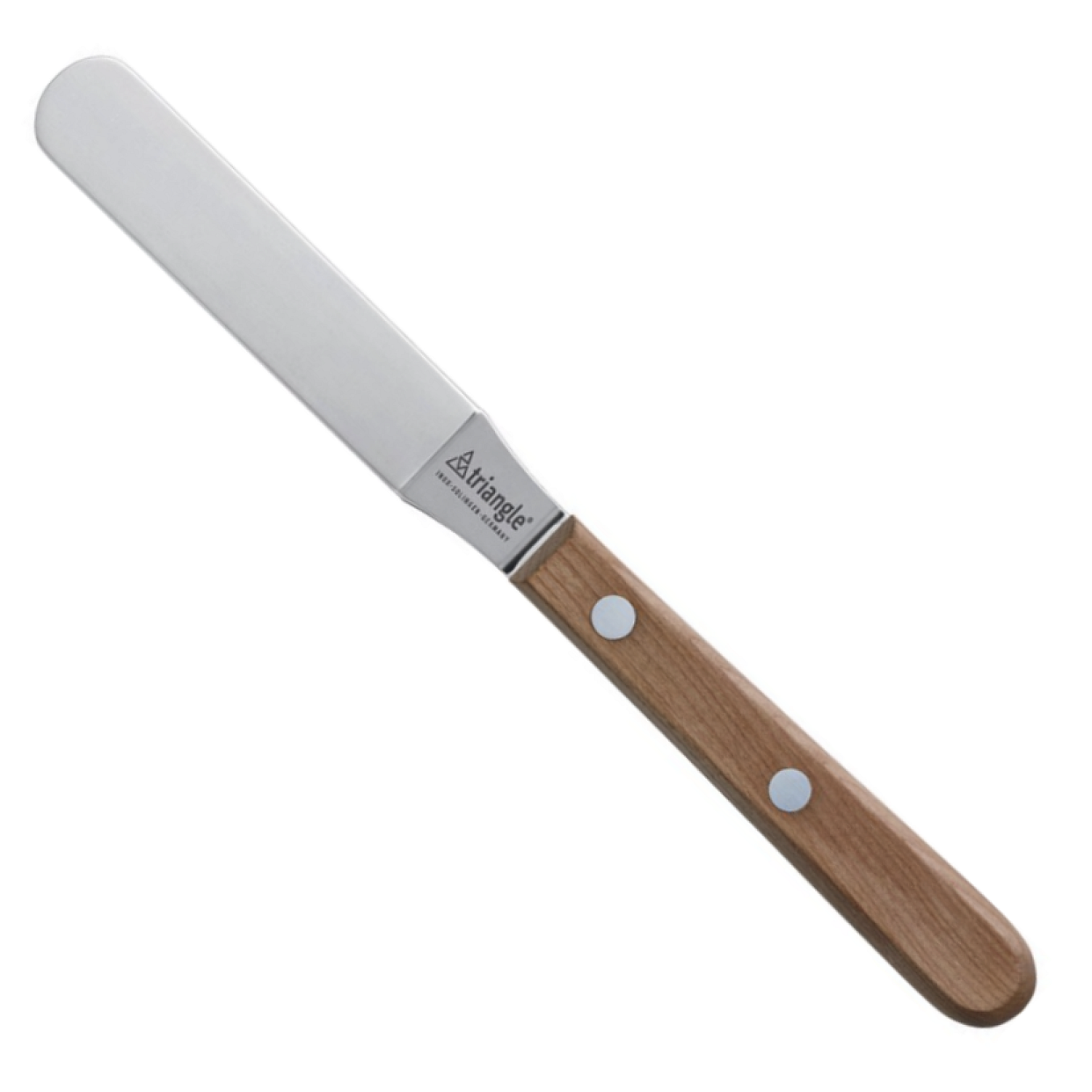 Triangle Knife spatula Cherry wood 9 cm Meesterslijpers Knivesworld