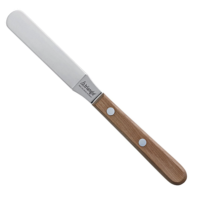 Triangle Knife spatula Cherry wood 9 cm