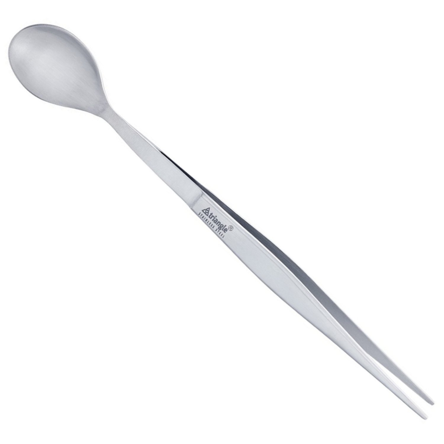 Triangle Tasting Spoon With Tweezers Stainless Steel - 50.493.17.00  Meesterslijpers