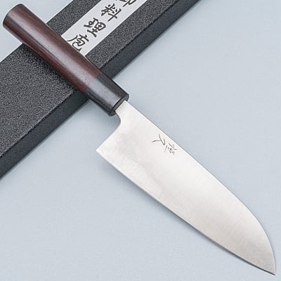 Tsunehisa Aogami Super Migaki Santoku 17 cm